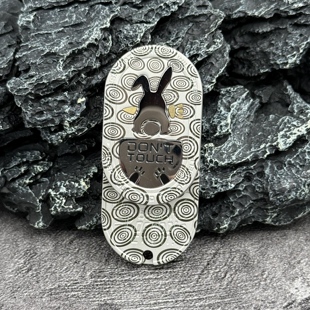 不锈钢瑞粉暴躁兔旋转律动叮叮机械推牌MOT金属edc解压玩具陀螺