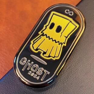 [幽灵2.0]HALOO哈鲁正版音叉段落式创意推牌锆中层edc潮玩玩具