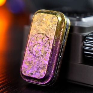 猫神正品音叉edc三层磁力段落推牌风暴钛合金减压神器解压玩具