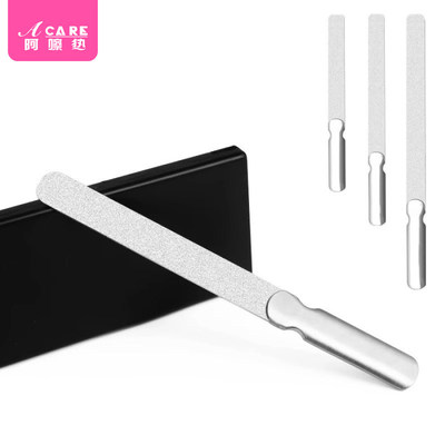 指甲锉/不锈钢E1pq808-易上手美甲工具双面锉条刀指甲砂条修护理