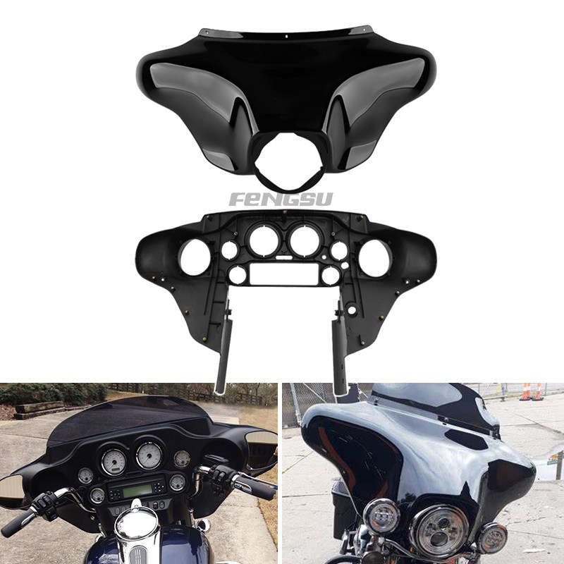 摩托车配件哈雷巡航太子大滑翔改装风挡头罩导流头罩进风口入风盖