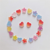 可爱仿真软糖爱心五角星冰箱贴磁贴洞洞板磁吸压照片磁性贴装 饰贴