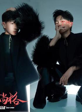 男童舞台走秀潮服少儿模特T台大赛儿童演出服比赛表演CCAC服装帅