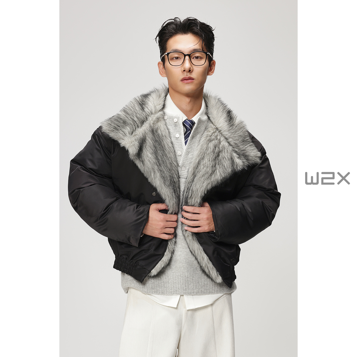 冬季新款加厚座山雕外套