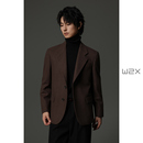 高级感痞帅休闲小西服外套单件 外套2025新款 w2x秋冬季 羊毛呢西装