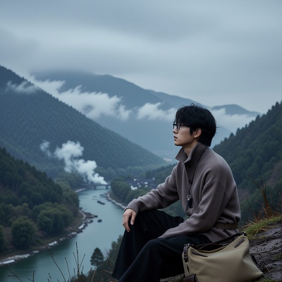 w2x秋冬新款毛衣外套男款老钱风羊毛针织开衫加厚男士外套高级感