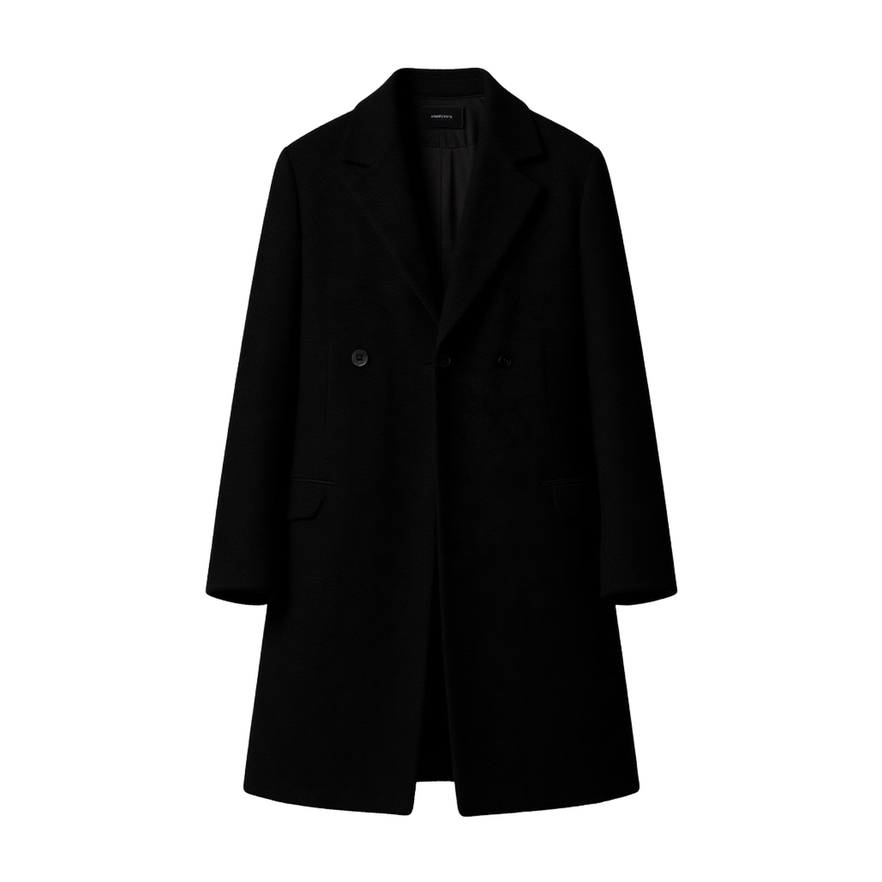 w2x中长款羊驼毛外套冬季羊毛呢大衣加厚新款男士风衣过膝男装潮