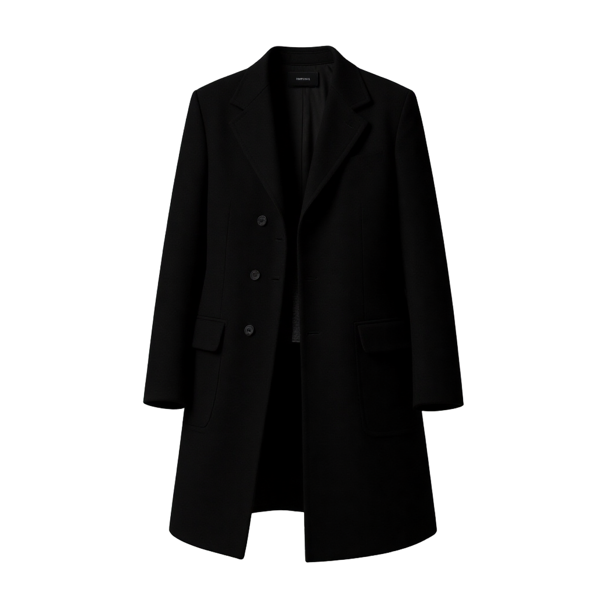 w2x双面呢保暖羊毛呢大衣男款秋冬季男士加厚男装过膝风衣外套男