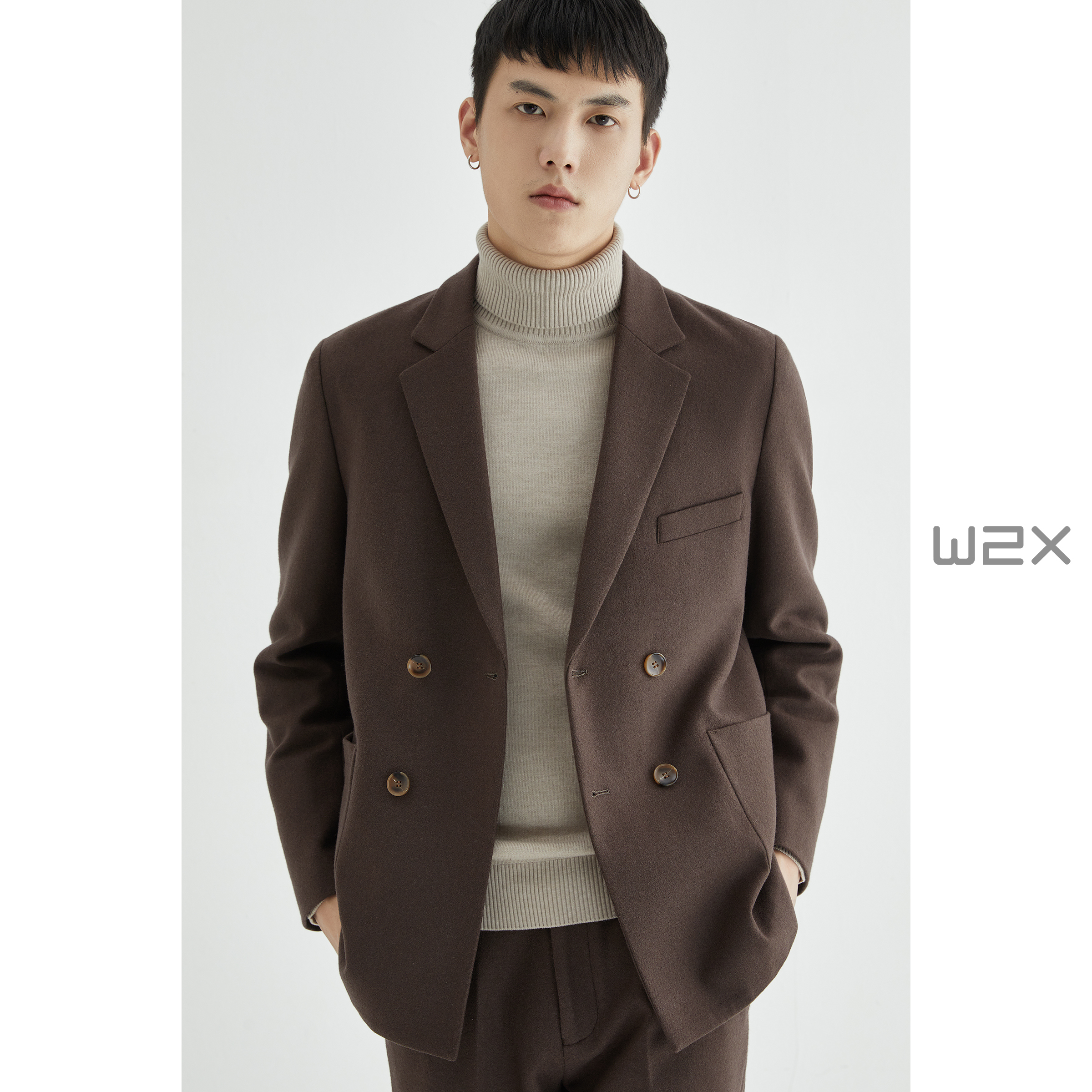w2x男西装羊毛妮子休闲潮外套