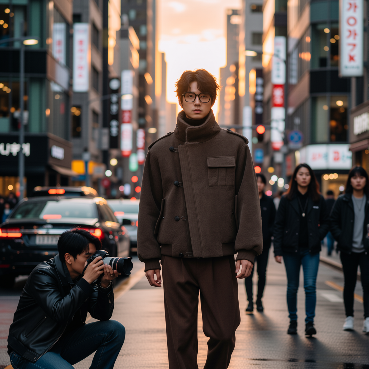 w2x美拉德皮夹克男秋冬季新款加绒加厚男士冬装棉服外套男装上衣