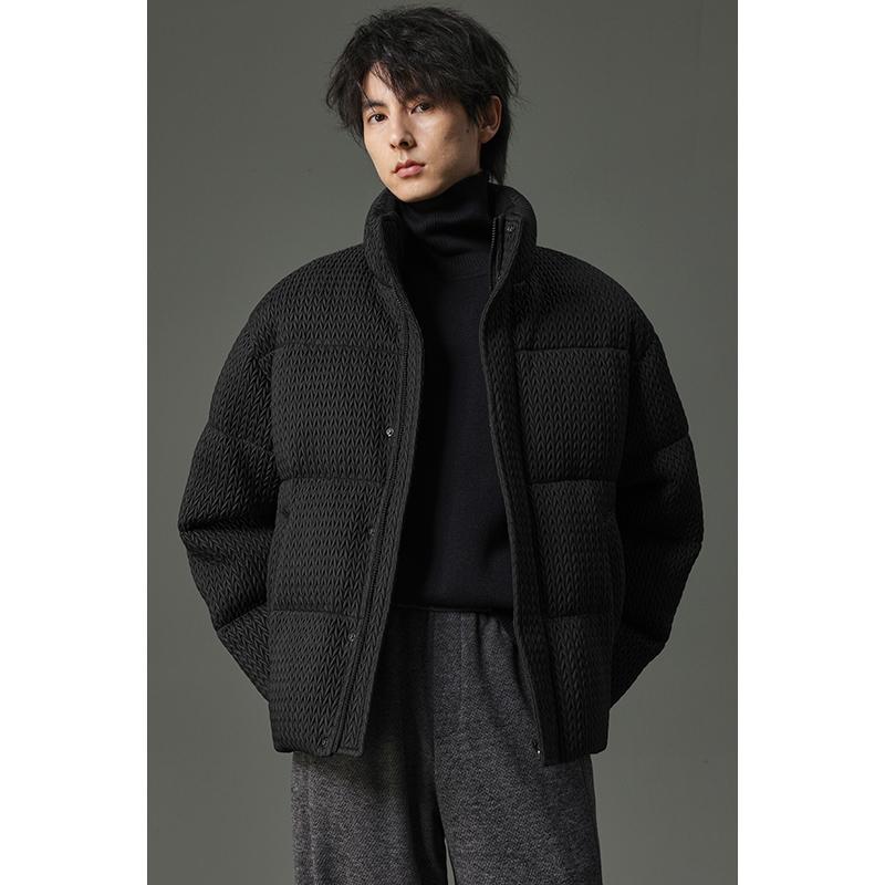 立领新国标羽绒服短款