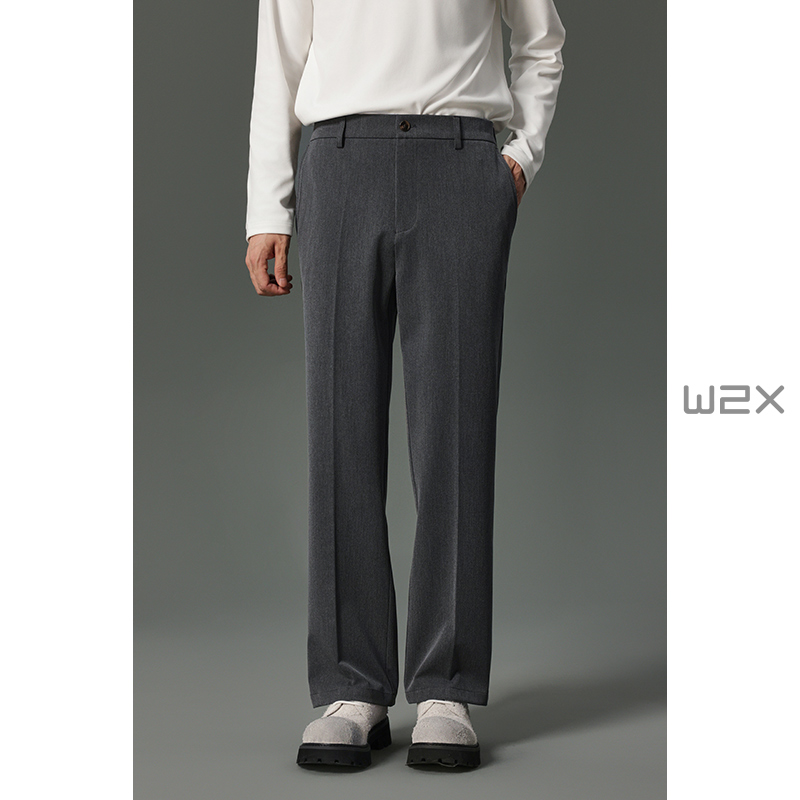 直筒宽松微喇叭休闲裤男