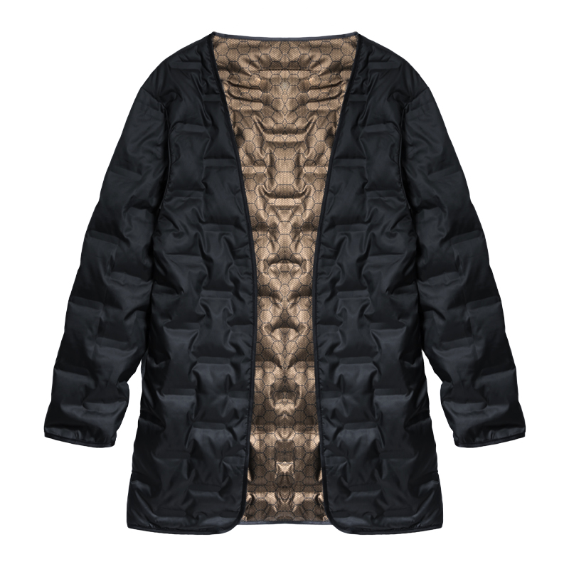 90鹅绒内胆中长款马甲