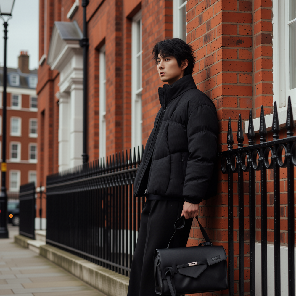 w2x90白鸭绒羽绒服短款超保暖轻薄男士冬季新款加厚外套男装立领