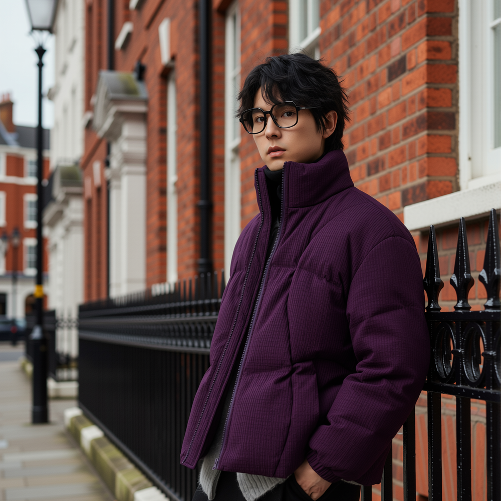 w2x超保暖90鸭绒羽绒服冬季轻薄短款新款加厚面包服外套男装宽松