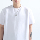 「GRNL」修饰肩型经典 好穿超百搭打底TEE全棉舒适基础正肩短袖 T恤