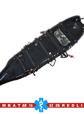 TECC/TCCC战术急救 户外卷式担架 多功能救援尼龙便携担架