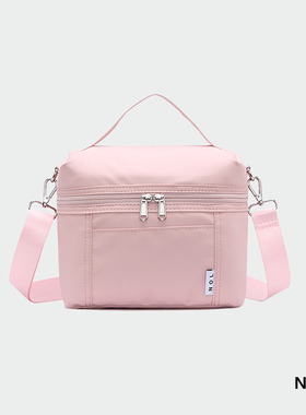 NOL时尚日式防水保温便当袋上班族手提单肩斜跨环保饭盒袋野餐包