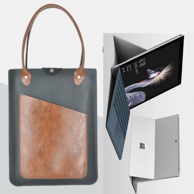 适用于微软surface ProX 7/8/9代13英寸笔记本手提电脑包Laptop内胆保护套真皮