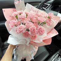 Carnation, rose and lily bouquets, national fresh flower express delivery, same-city delivery, birthday gifts, Shanghai, Beijing and Wuhan stores thumbnail 7