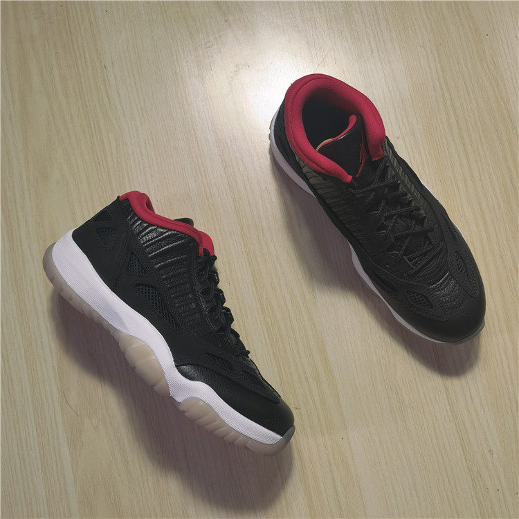 air jordan 11 bred aj11男子黑红低帮复古运动篮球鞋 919712-023