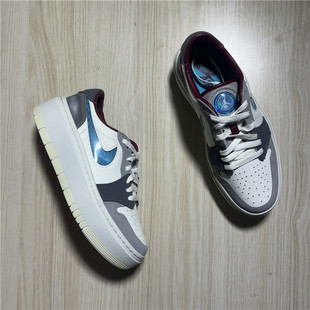 FB1867 AirJordan1 女子低帮厚底运动休闲板鞋 AJ1 141 Low