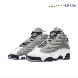 Retro 灰白紫 女款 Air DN3938 千鸟格中帮篮球鞋 015 Jordan