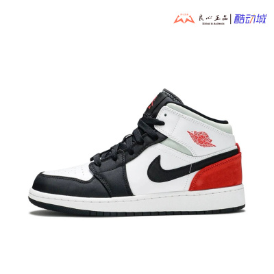 Air Jordan AJ1黑红脚趾GS运动休闲中邦复古潮流篮球鞋BQ6931-100