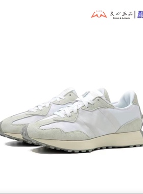 New Balance NB327 灰白增高厚底男女休闲复古跑步鞋 MS327SBC