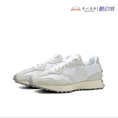 New Balance NB327 灰白增高厚底男女休闲复古跑步鞋 MS327SBC