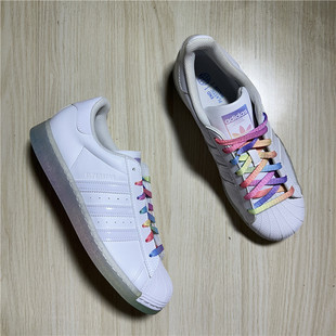 GW9682 男女运动休闲贝壳头板鞋 SUPERSTAR Adidas阿迪达斯三叶草