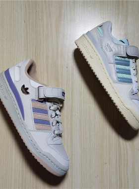 Adidas 三叶草 FORUM 84 女子经典运动休闲板鞋 IE1826 IE1828