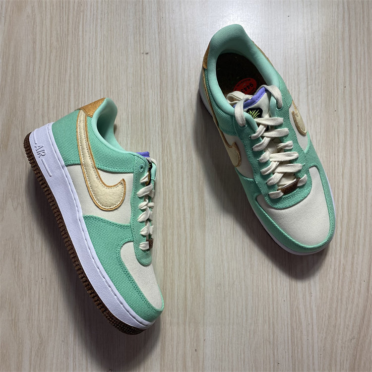 AF1菠萝米绿女子休闲板鞋