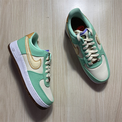 AF1菠萝米绿女子休闲板鞋