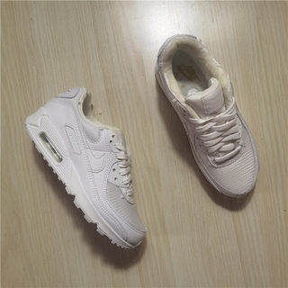 耐克 NIKE AIR MAX 90 女子白金链休闲运动跑步鞋 DH0569-100