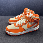 Nike FB2036 Air 耐克 AF1橙色男子高帮休闲板鞋 Force Mid 700