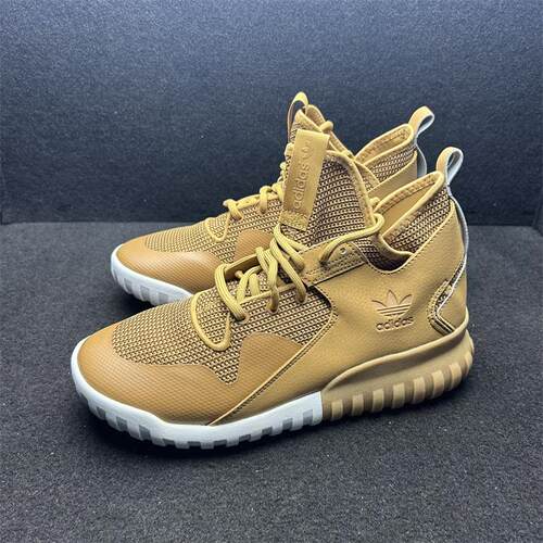 ADIDAS 三叶草ORIGINALS TUBULAR X 小椰子男子小麦休闲鞋 S75513