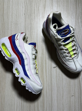 Nike Air Max 95 灯芯绒三原色女款复古大气垫跑鞋 AQ4138-101
