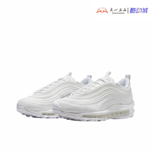 耐克 Nike AIR MAX 97 女子纯白大气垫休闲复古跑步鞋 DH8016-100