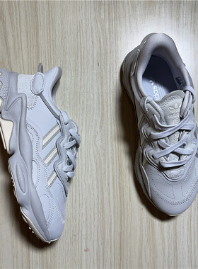 迪达斯 三叶草 OZWEEGO 男女灰色复古运动休闲鞋 GX4571 GW4650