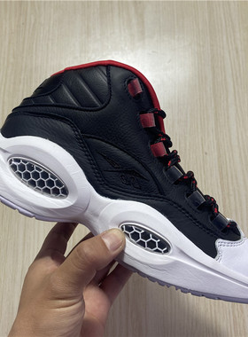 Reebok锐步 QUESTION MID 艾弗森哈登联名缓震气垫篮球鞋 FZ1365