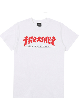 【超限定】Thrasher Godzilla 美版 日文哥斯拉火焰情侣宽松短袖