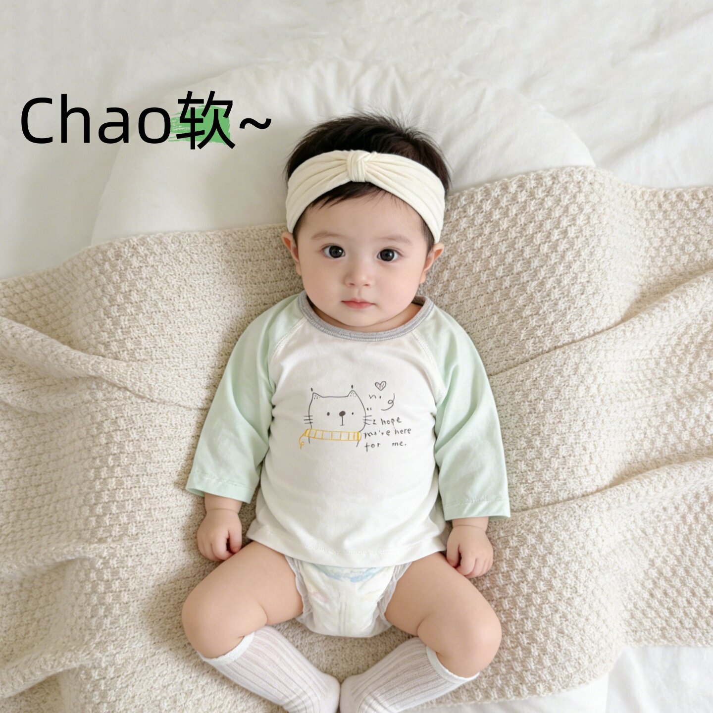 新生婴儿长袖t恤莫代尔夏季薄款女宝宝幼儿打底内搭秋衣单件上衣