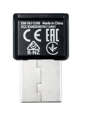 EDIMAX EW-7611UXB WiFi6 双频AX900 +蓝牙5.3二合一 USB2.0无线网卡 支持Ubuntu Windows 10/11 黑色