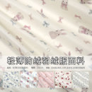 三防羽绒服印花布料秋冬轻薄防水防绒防污高档儿童马甲冲锋衣面料