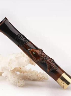 烟嘴吸油烟过滤器海柳烟嘴粗中细三用烟斗可拆洗永久高档烟具