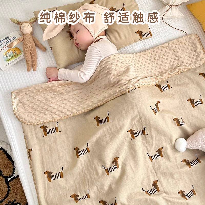 豆豆毯婴儿纯棉纱布盖毯春夏季宝宝毛毯新生儿童小被子空调夏凉被