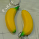 儿童礼物 食物挂件 挂饰 仿真水果 香蕉发泡玩具PU发泡仿真钥匙扣