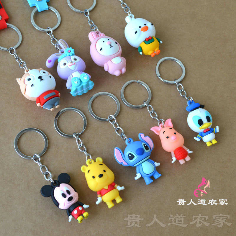 3d立体卡通pvc软胶可爱女孩饰品