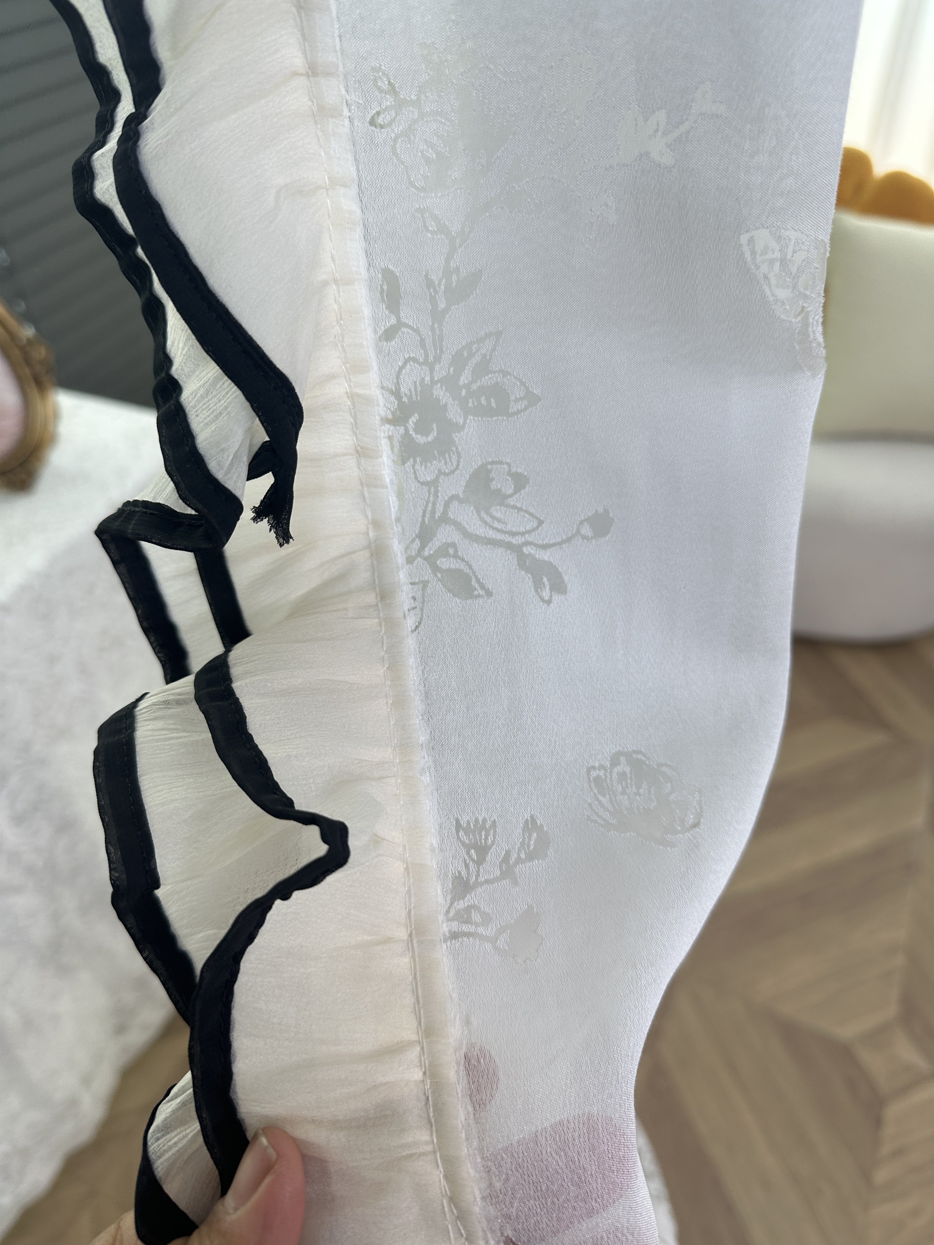 蝴蝶镂空宽5.8高2.68米对开  褶皱后每片宽1.7米 适窗宽2.8-3.4米,居家布艺,成品窗帘,淘宝优惠券,粉丝福利购,淘宝优惠卷